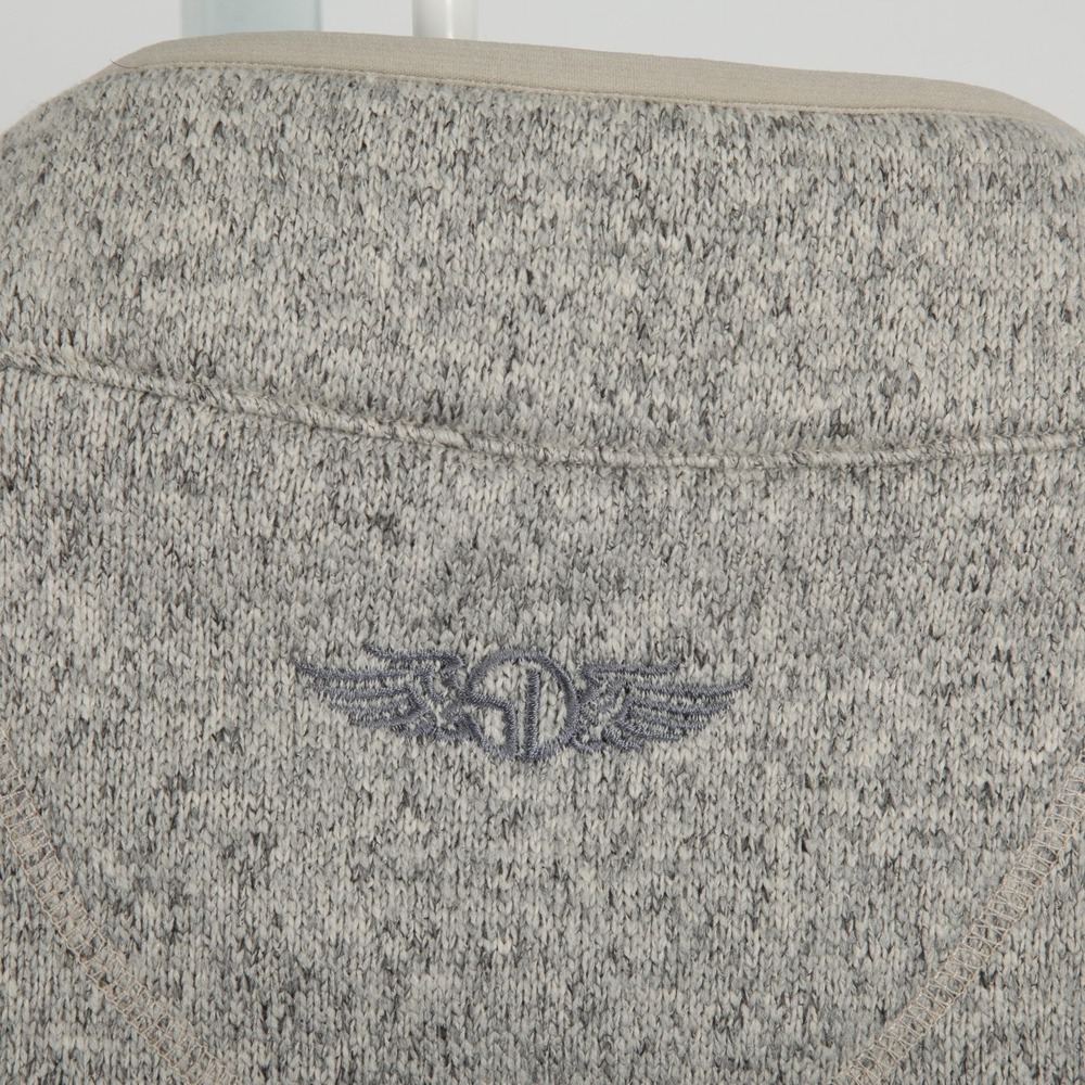 Straight Down Carmel Vest Womens XL Gray Fleece Soft Full Zip Pockets Golf - Picture 4 of 13